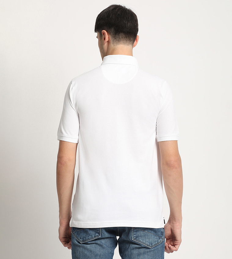 Logo Embroidered Polo T-Shirt