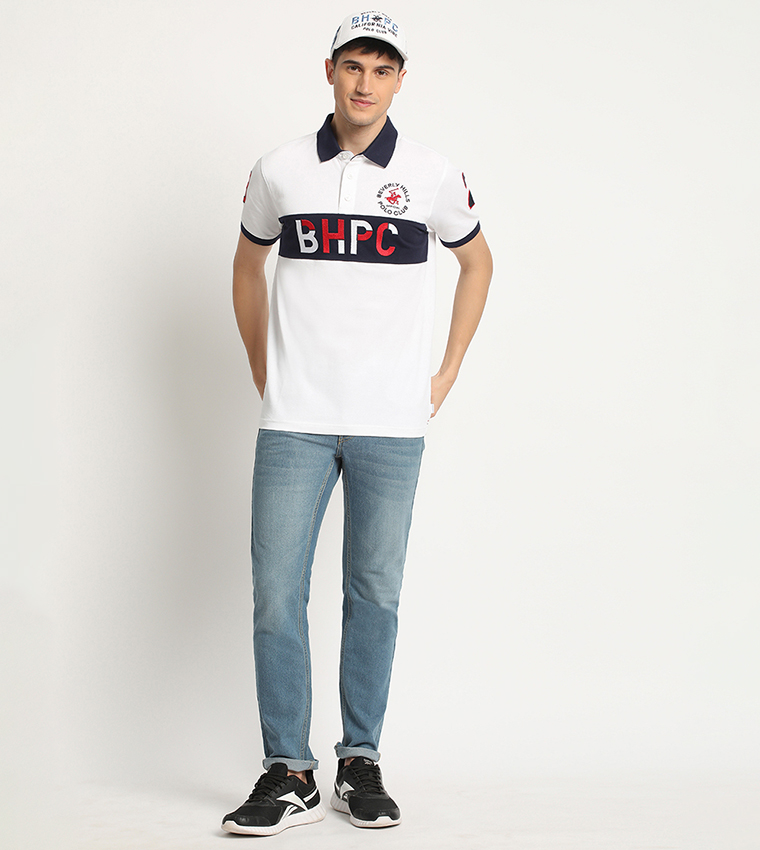 Logo Embroidered Polo T-Shirt