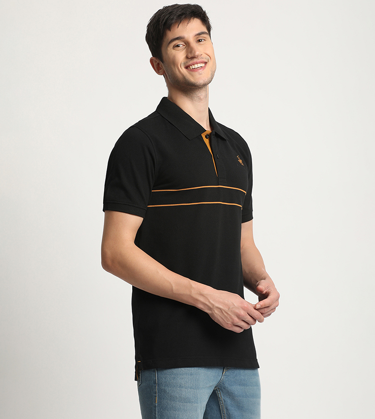 Minimalistic Stripes Polo T-Shirt
