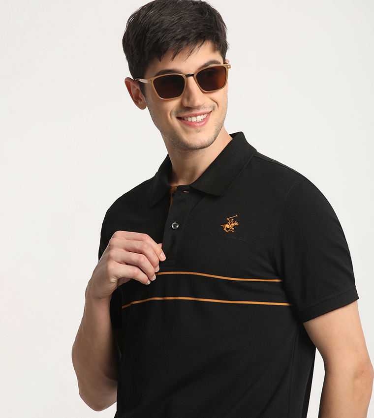 Minimalistic Stripes Polo T-Shirt