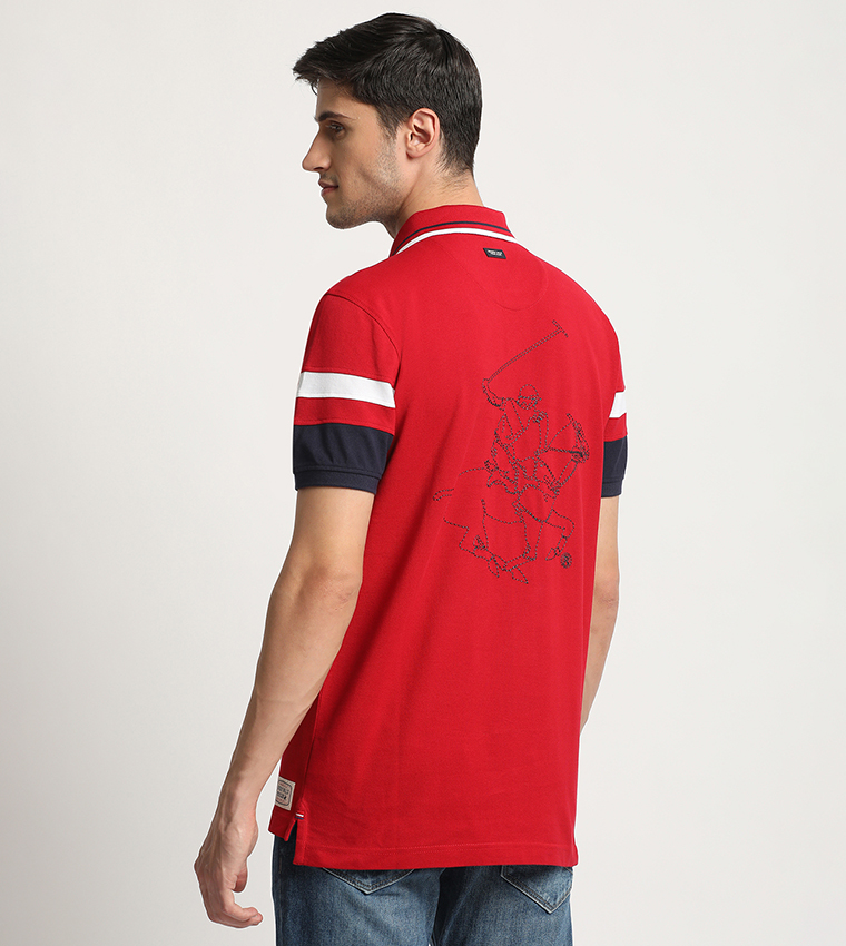 Logo Detail Short Sleeves Polo T-Shirt