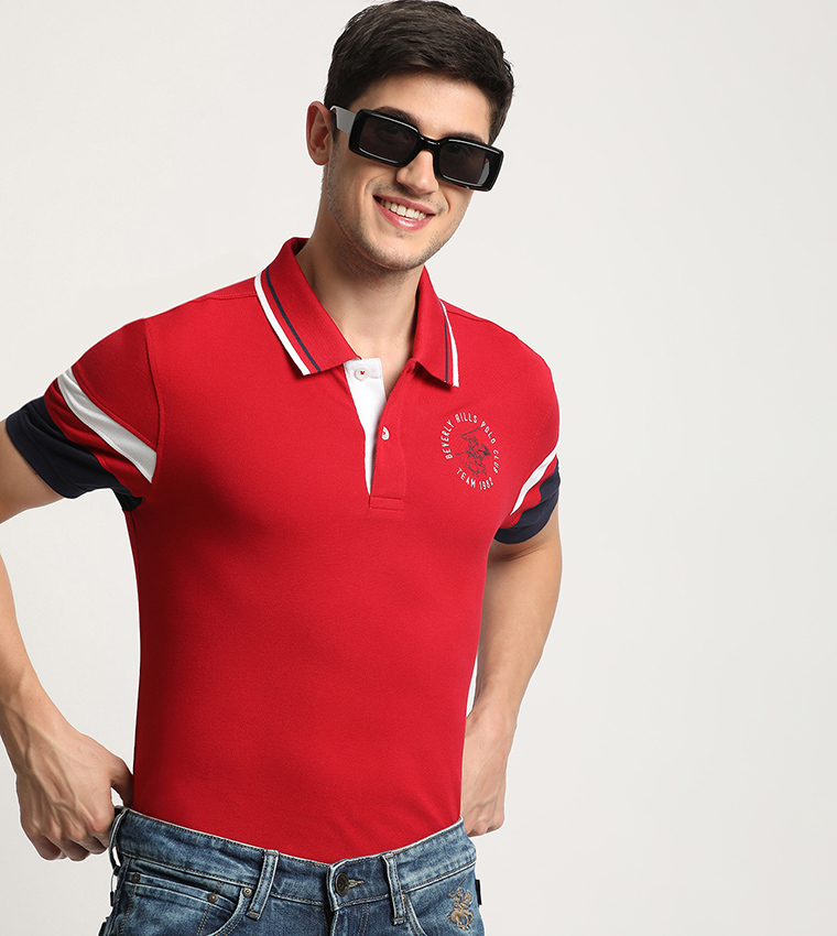 Logo Detail Short Sleeves Polo T-Shirt