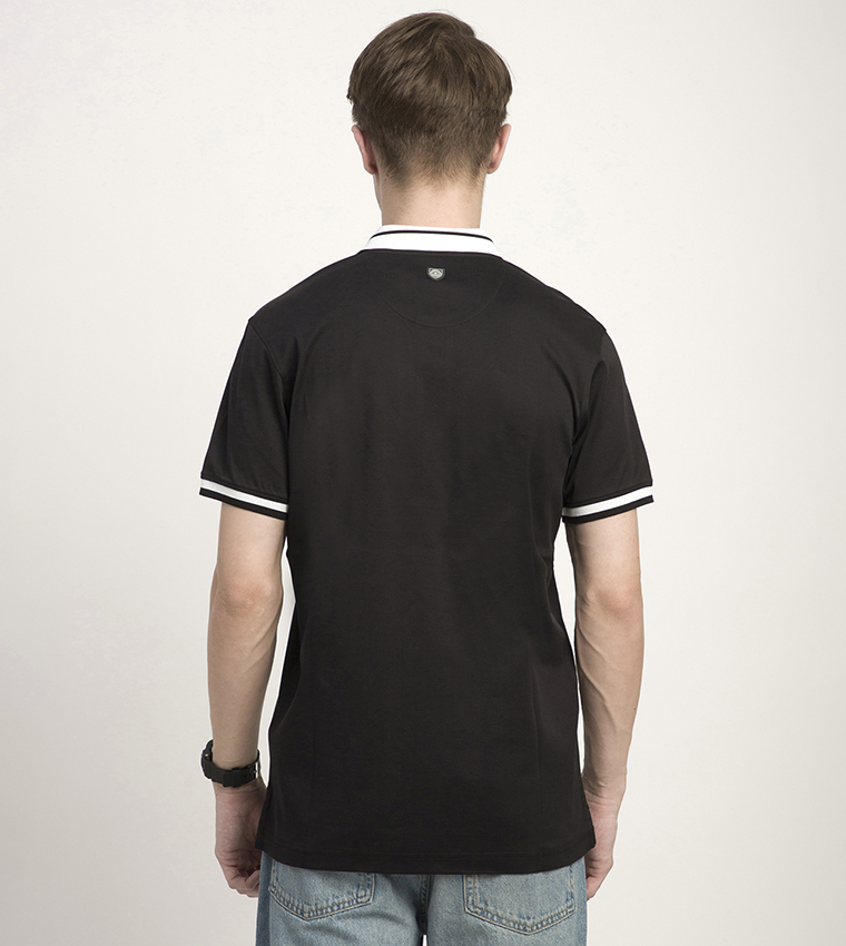 Logo Embroidered Short Sleeves Polo T-Shirt