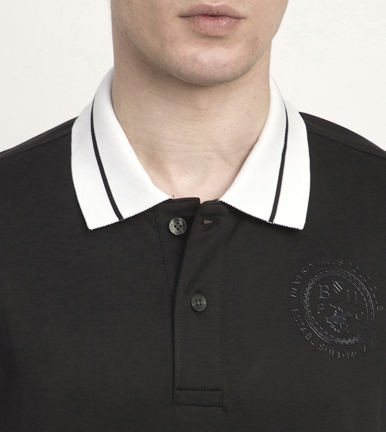 Logo Embroidered Short Sleeves Polo T-Shirt