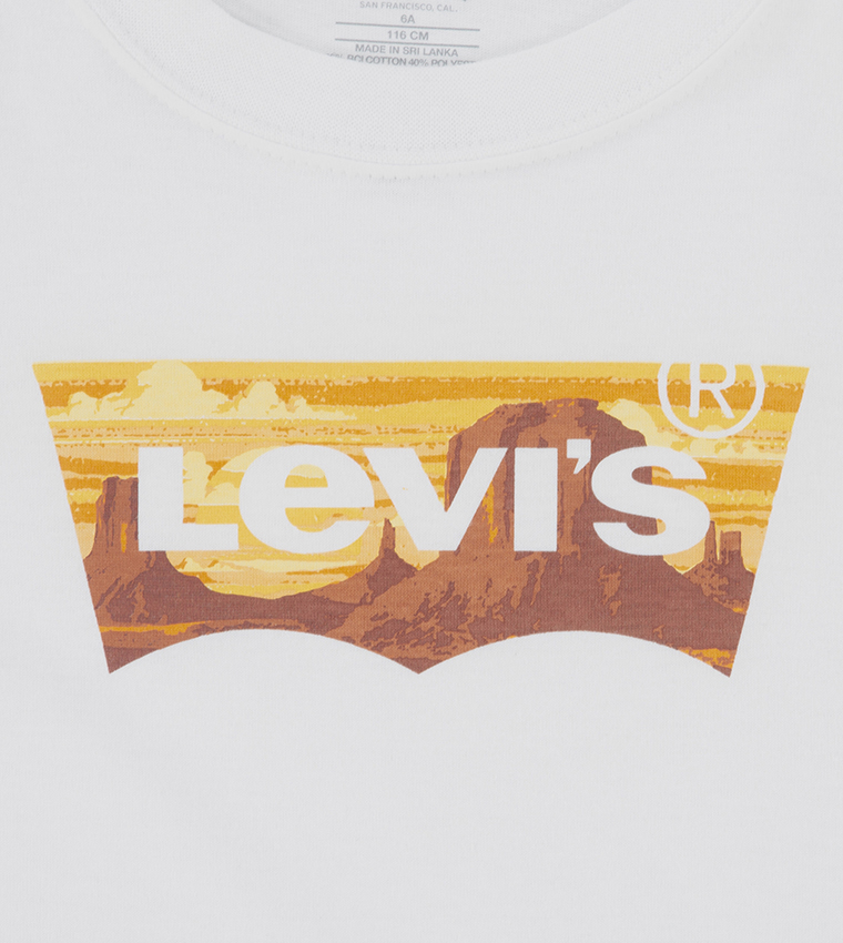 Batwing Logo Detail Crew Neck T-Shirt