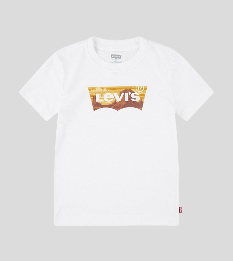 Batwing Logo Detail Crew Neck T-Shirt