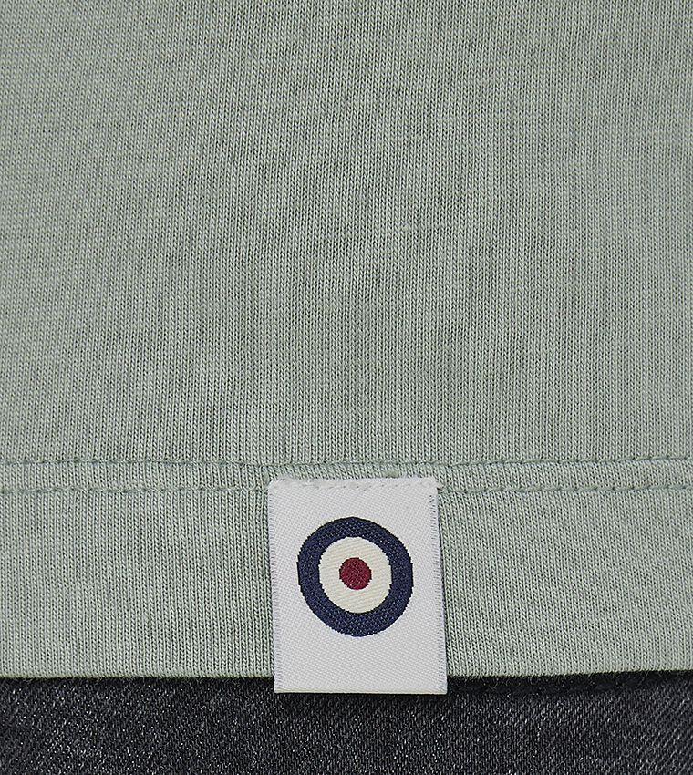 Logo Embroidered Crew Neck T-Shirt