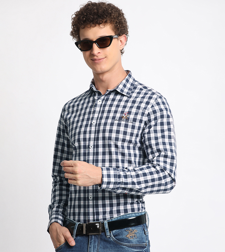 Checked Long Sleeves Shirt