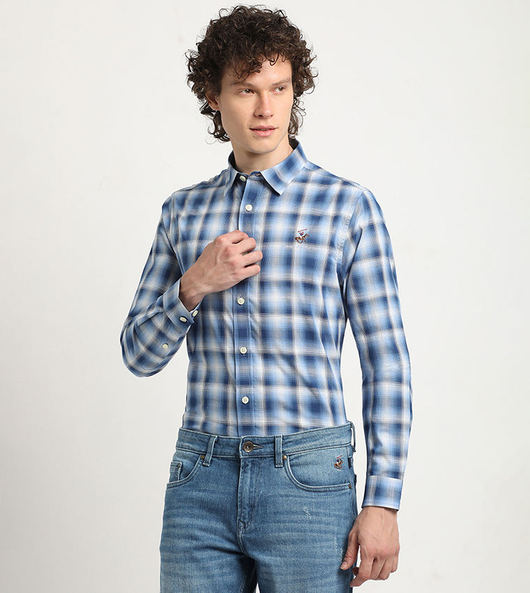 Plaid Long Sleeves Shirt
