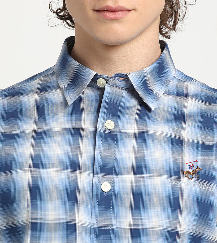 Plaid Long Sleeves Shirt