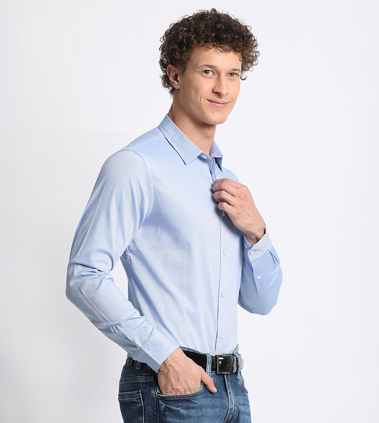 Logo Embroidered Long Sleeves Shirt