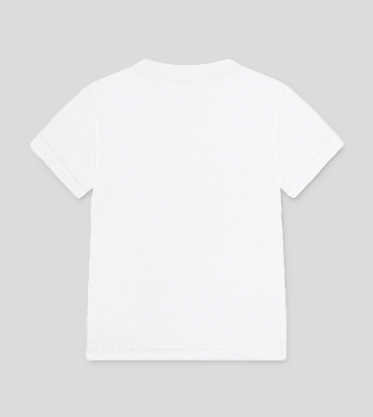 Speedy Pizza Logo Printed Crew Neck T-Shirt