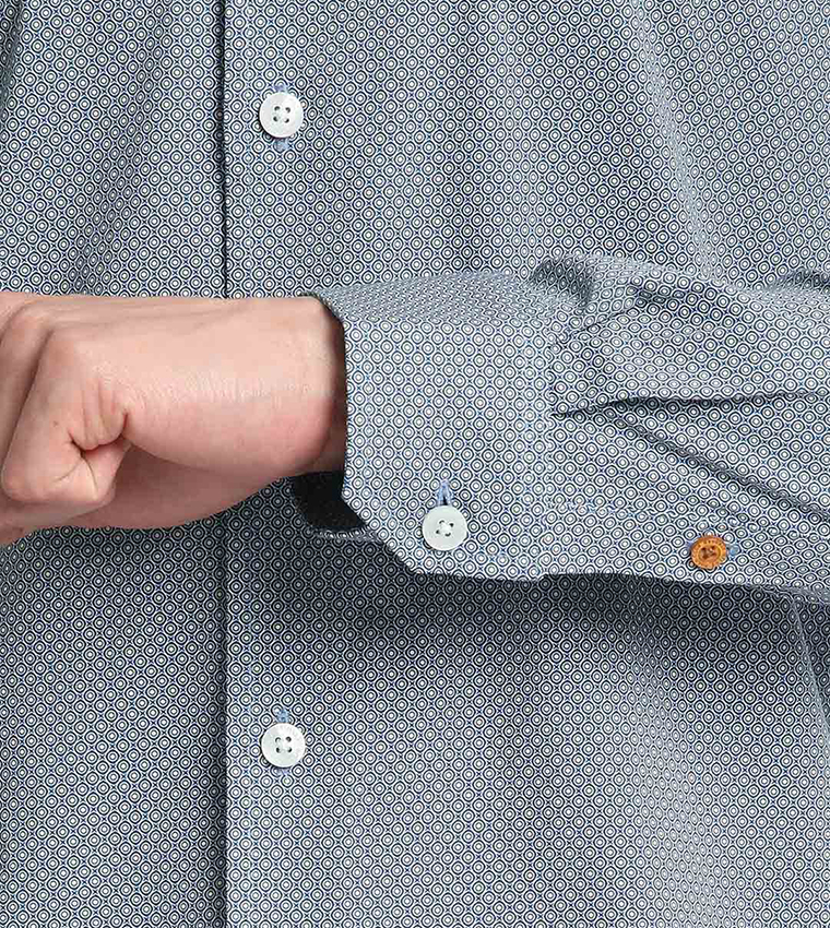 Logo Embroidered Long Sleeves Shirt