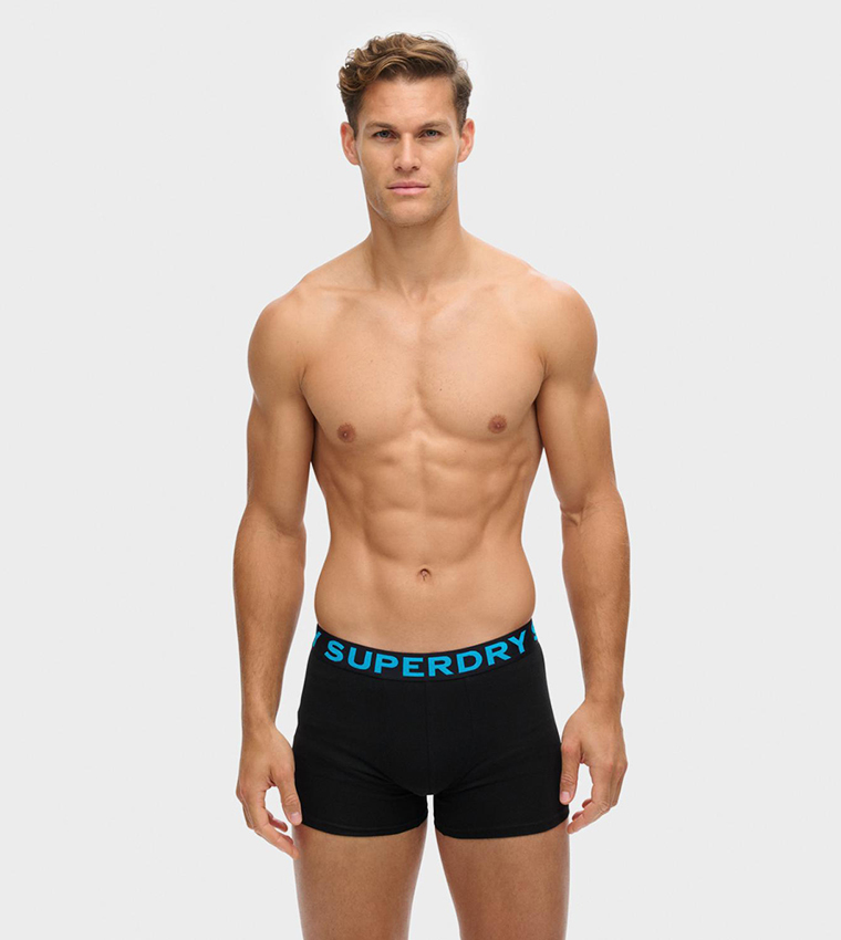 Pack of 3 Logo Waistband Trunks