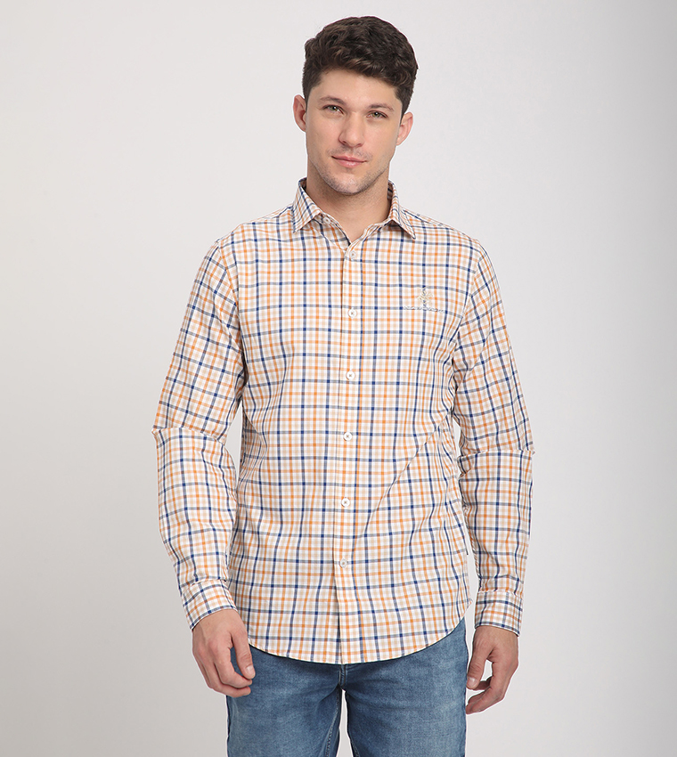Plaid Long Sleeves Shirt