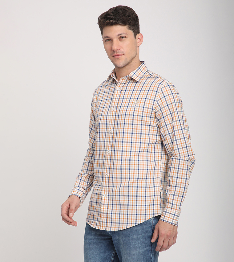 Plaid Long Sleeves Shirt