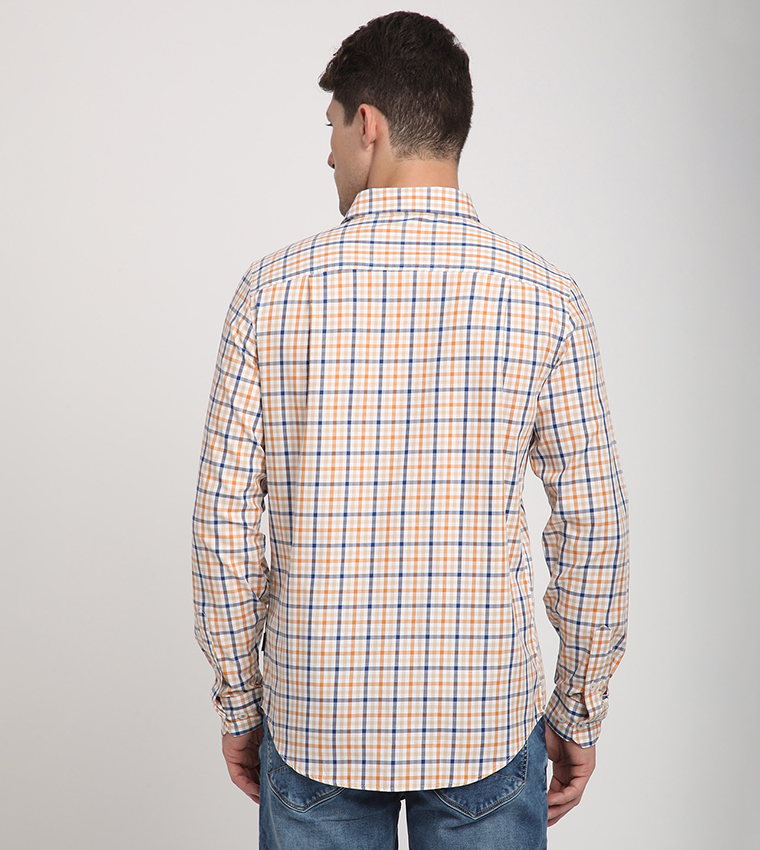 Plaid Long Sleeves Shirt