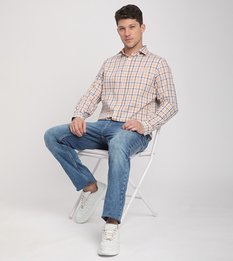 Plaid Long Sleeves Shirt