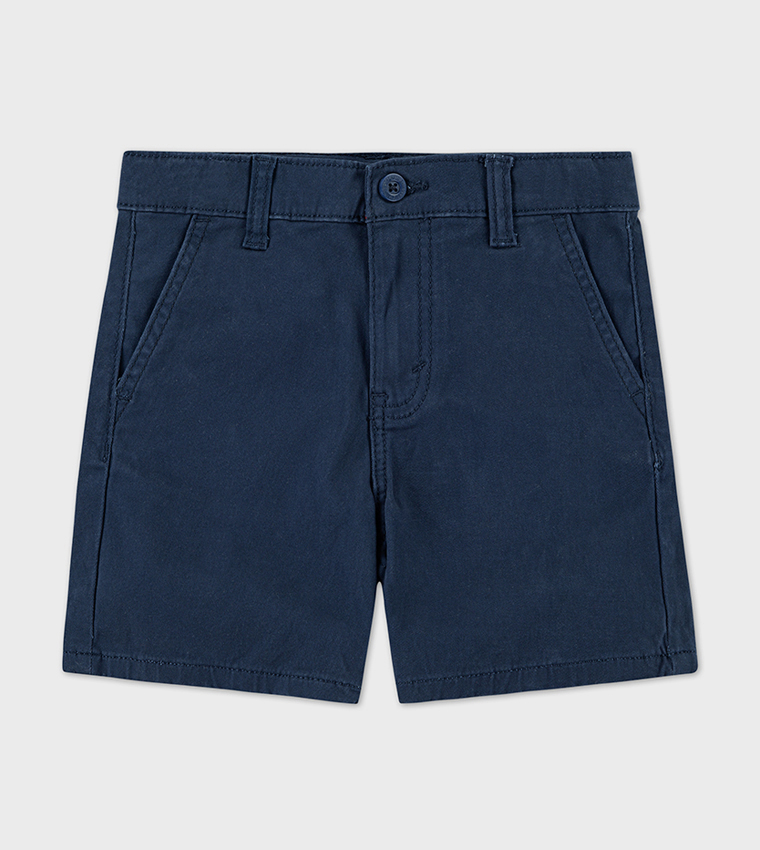 Solid Chino Shorts