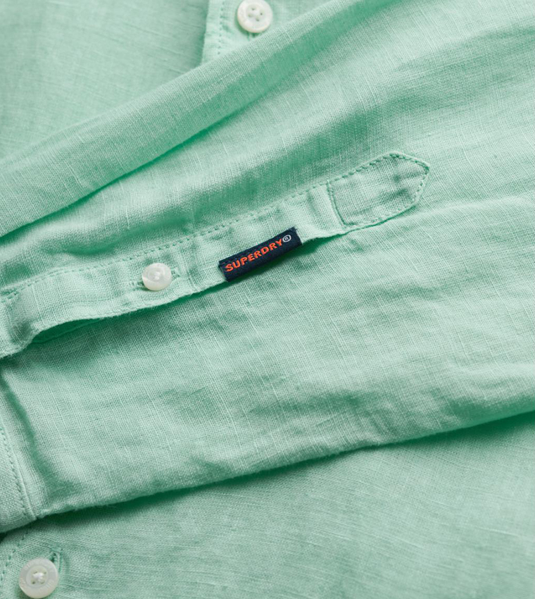 Solid Long Sleeves Linen Shirt