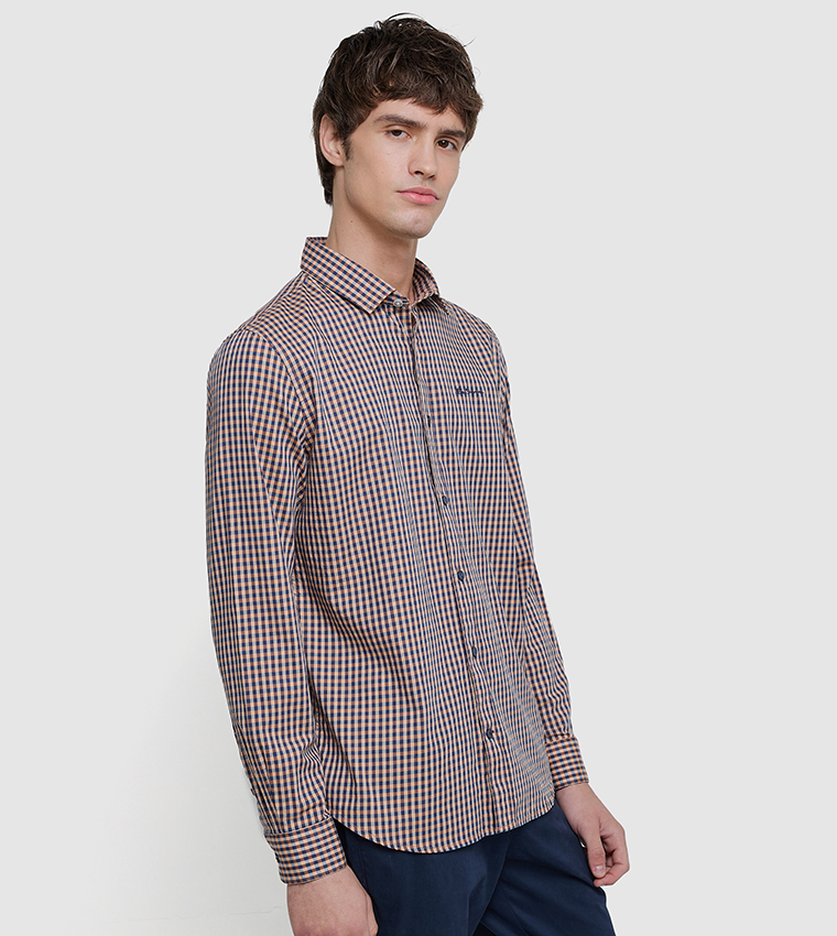 Classic Vichcy Checkered Long Sleeves Shirt