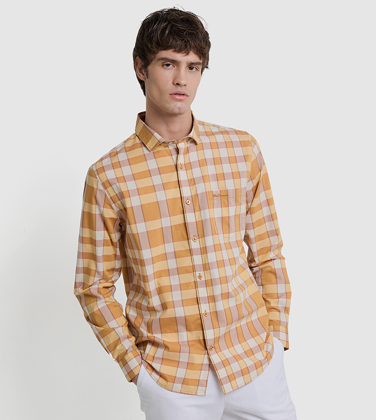 Plaid Long Sleeves Shirt