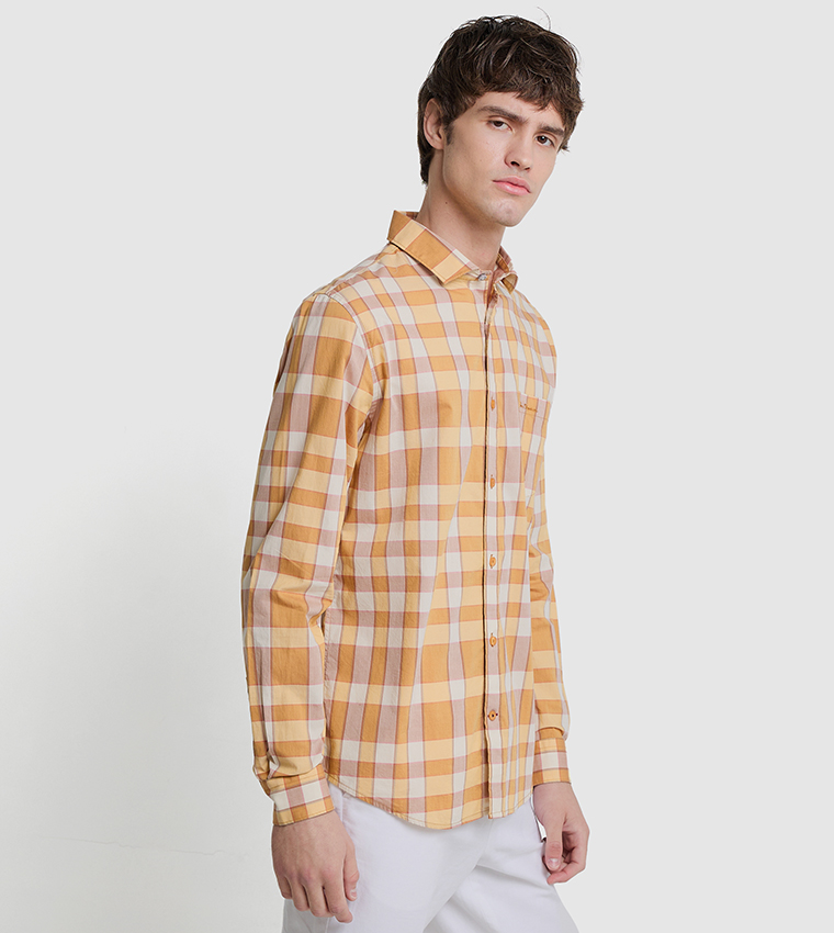 Plaid Long Sleeves Shirt