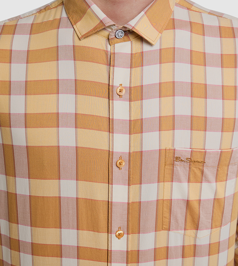 Plaid Long Sleeves Shirt