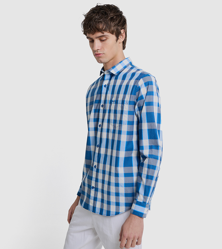 Plaid Long Sleeves Shirt