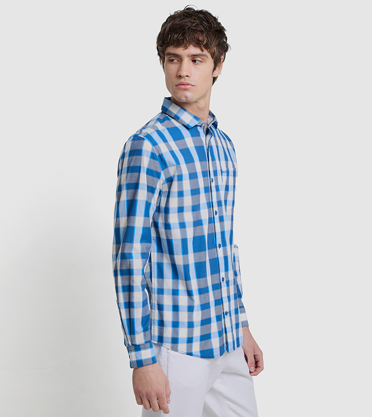 Plaid Long Sleeves Shirt