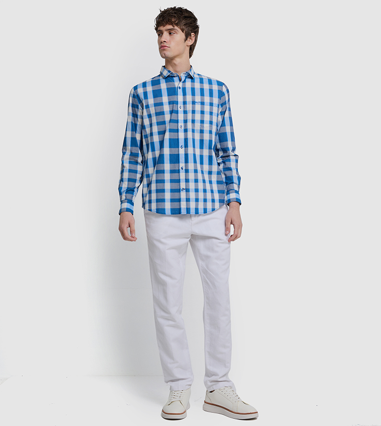 Plaid Long Sleeves Shirt