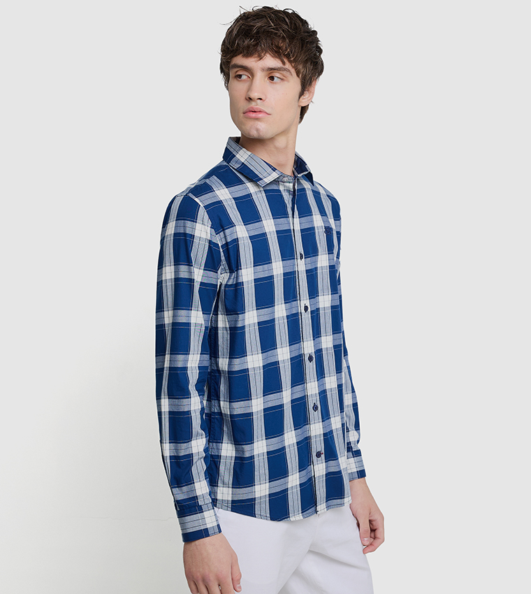 Plaid Long Sleeves Shirt