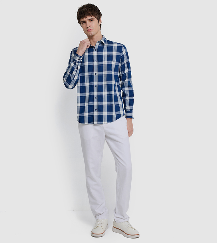 Plaid Long Sleeves Shirt