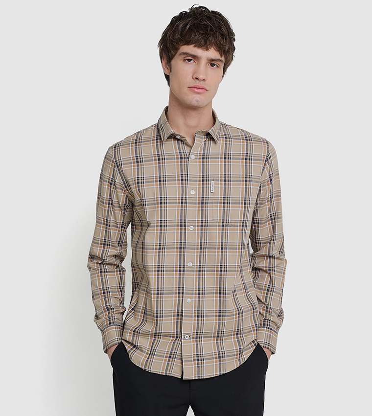Plaid Long Sleeves Shirt