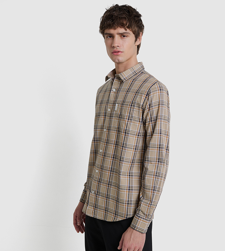 Plaid Long Sleeves Shirt