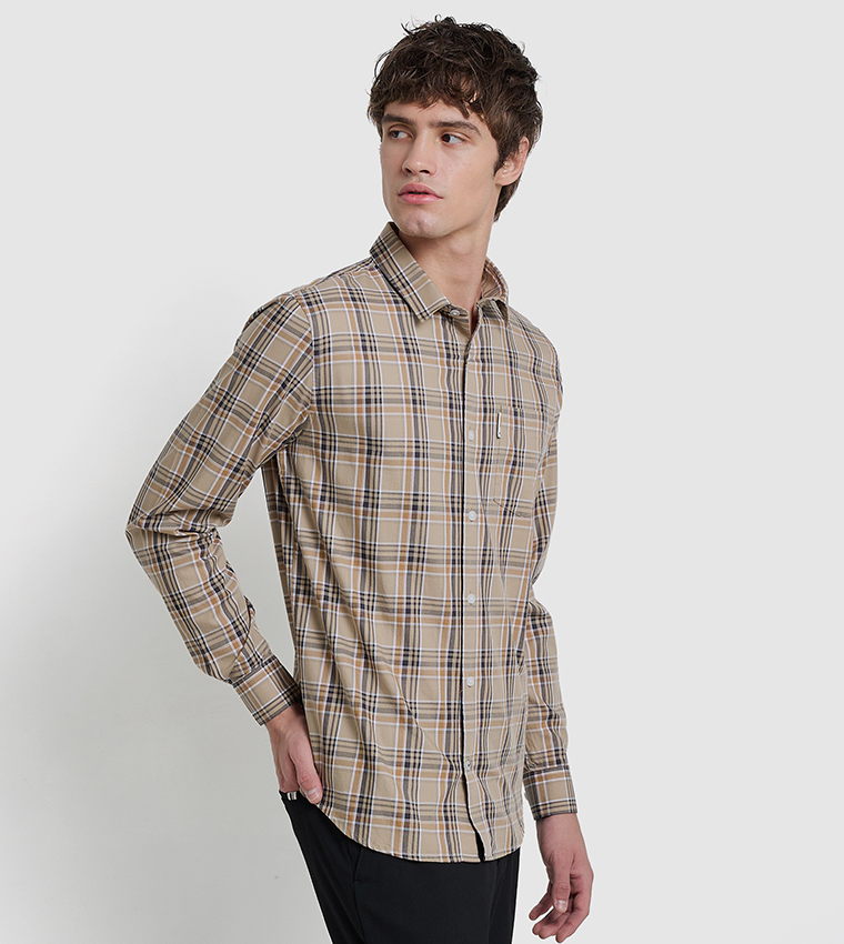 Plaid Long Sleeves Shirt