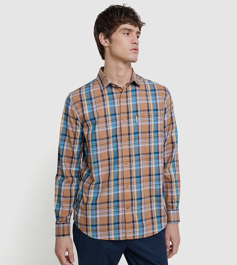 Plaid Long Sleeves Shirt