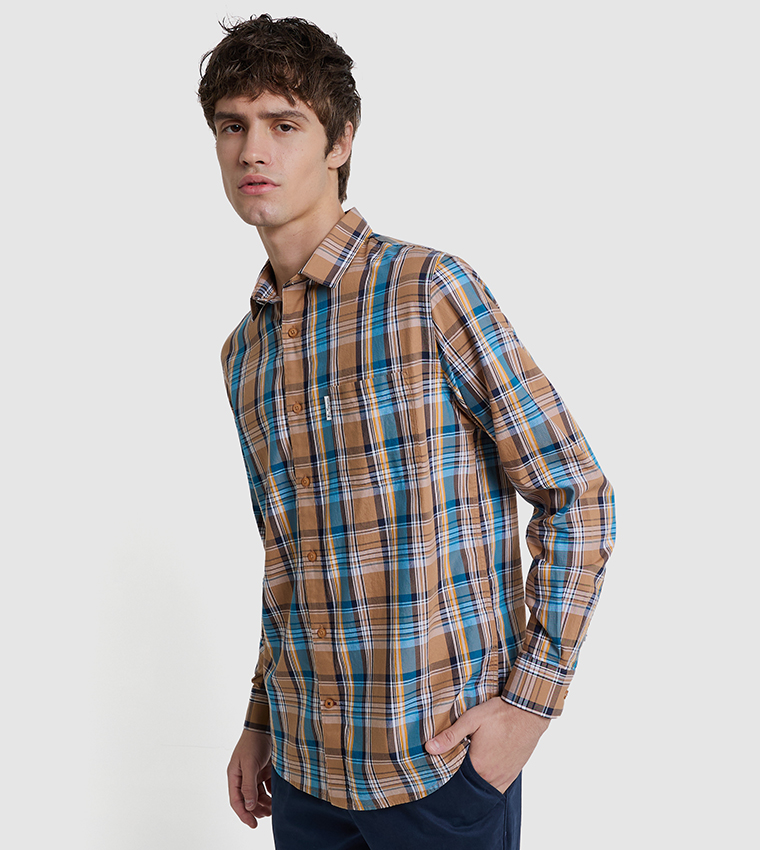 Plaid Long Sleeves Shirt