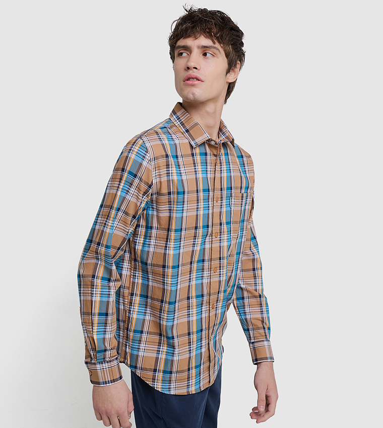 Plaid Long Sleeves Shirt