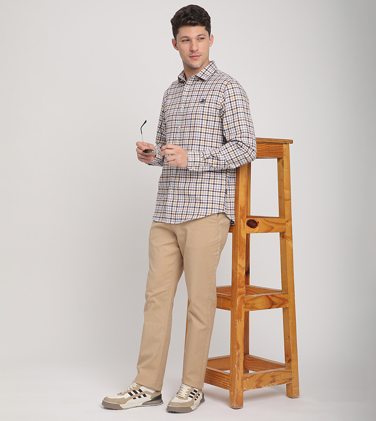 Logo Embroidered Slim Fit Pants