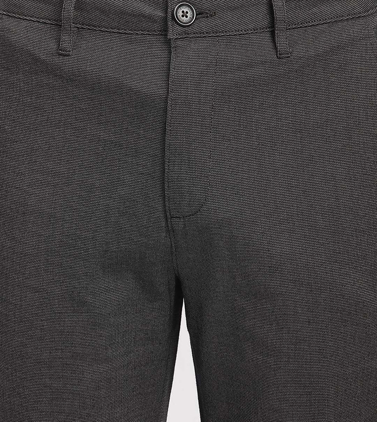 Logo Embroidered Slim Fit Pants