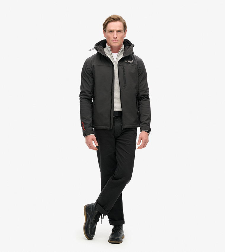 Ripstop Softshell Hooded Trekker Jacket