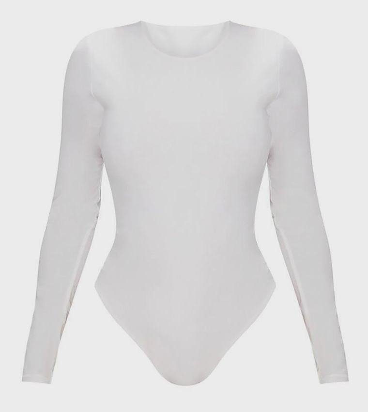 Shape Long Sleeves Slinky Bodysuit Top