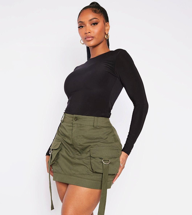 Shape Slinky Long Sleeves Bodysuit Top