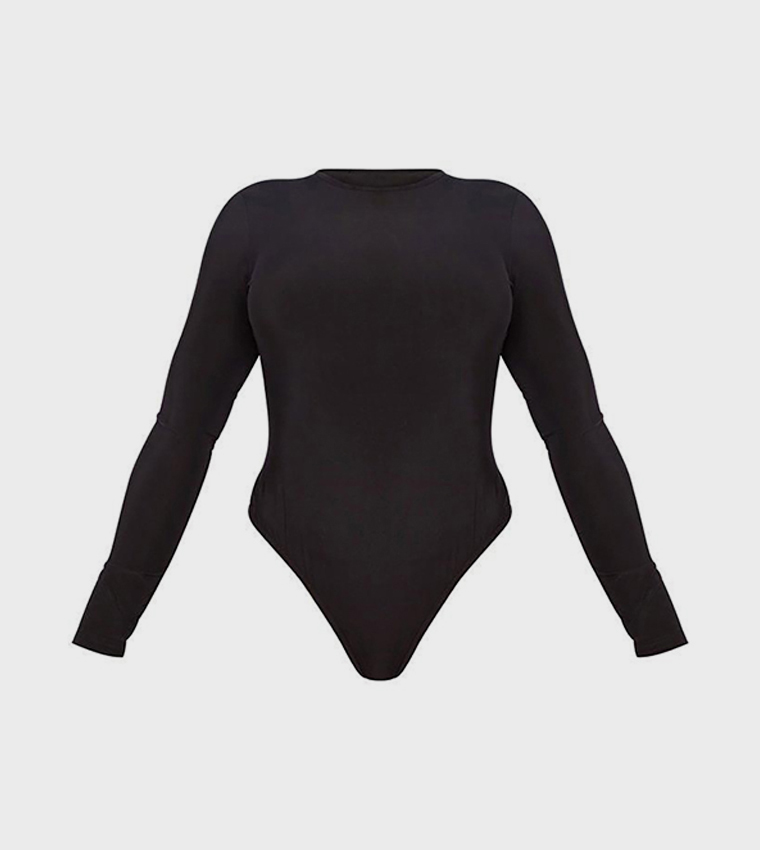 Shape Slinky Long Sleeves Bodysuit Top