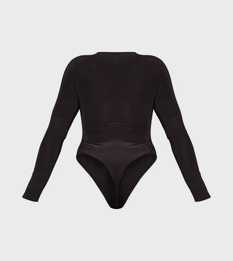 Shape Slinky Long Sleeves Bodysuit Top