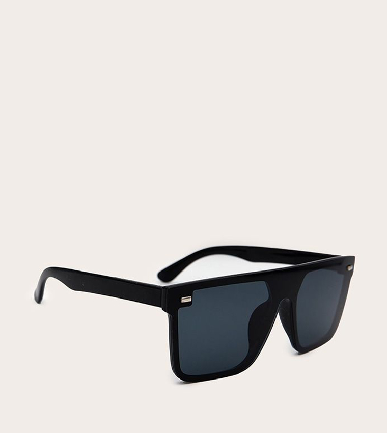Resin Frame Fade Lens Sunglasses