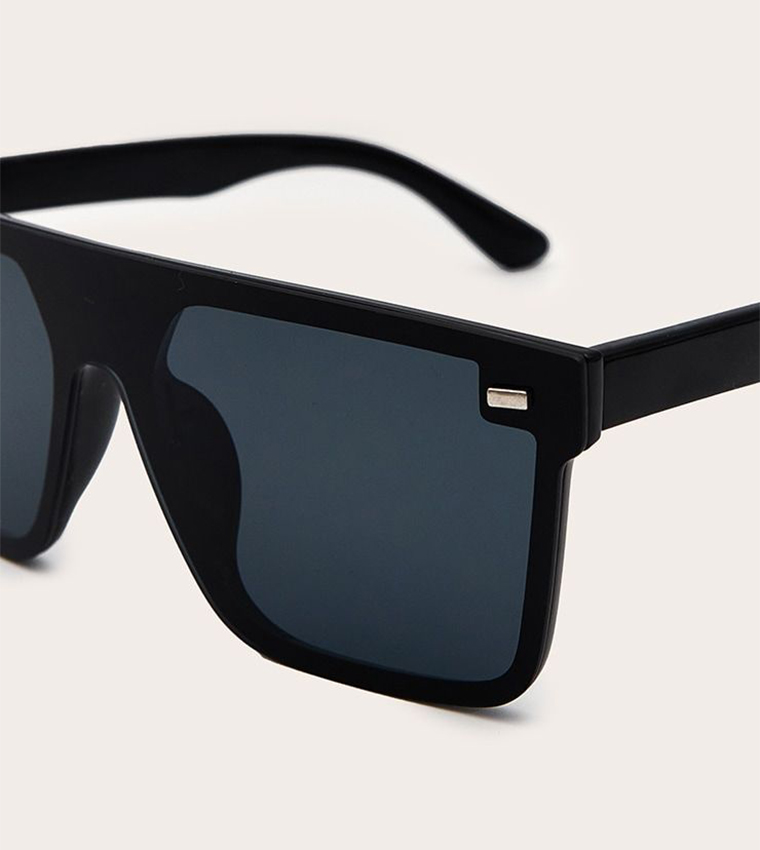 Resin Frame Fade Lens Sunglasses
