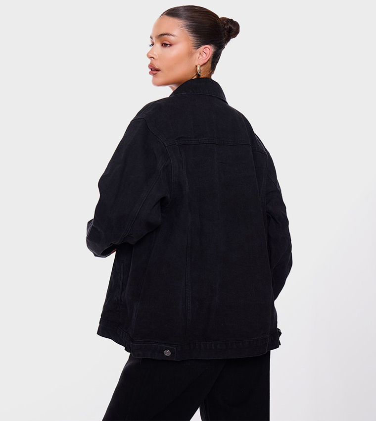 Washed Boyfriend Oversized Denim Jacket