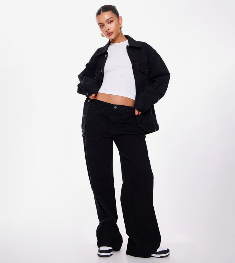 Washed Boyfriend Oversized Denim Jacket